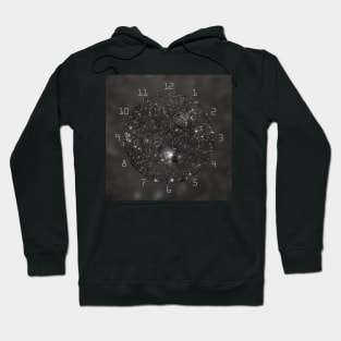 Deep space object clock Hoodie